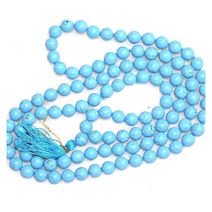 Turquoise/Firoza Hand Knotted Mala