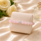 Natural Rose Quartz Bracelet | The Rose Quartz Refined
