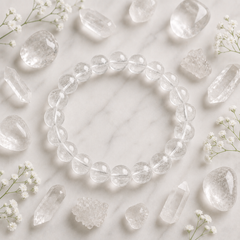 Natural Crystal Quartz Bracelet | The Crystal Quartz Signature