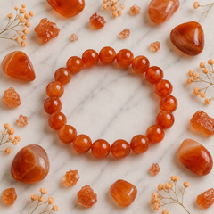 Natural Carnelian Bracelet | The Carnelian Signature