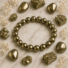 Natural Golden Pyrite Bracelet | The Golden Pyrite Signature