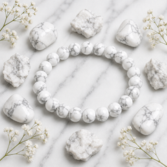Natural Howlite Bracelet | The Howlite Signature