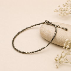 The Dhan Lakshmi Duo (The Money Magnet Bracelet + Pyrite Anklet)