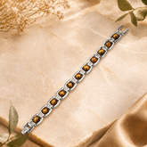 The Tiger Eye in German Silver Metal
