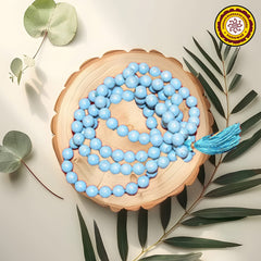 Turquoise/Firoza Hand Knotted Mala
