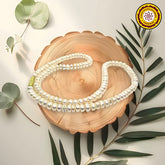 White Real Pearl Saccha Moti Mala