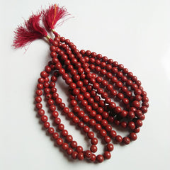 Natural Stone Red Jasper Mala