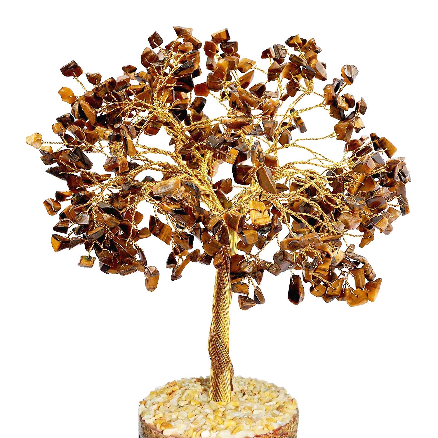 Tigers Eye Gemstone Tree