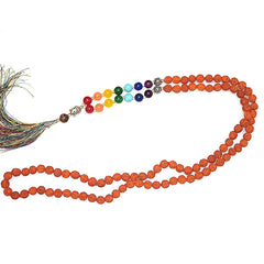 7 Chakra 5 Mukhi Rudraksha Mala