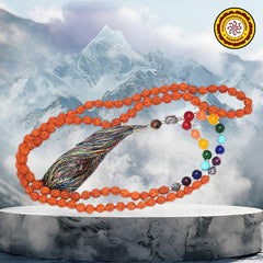 7 Chakra 5 Mukhi Rudraksha Mala