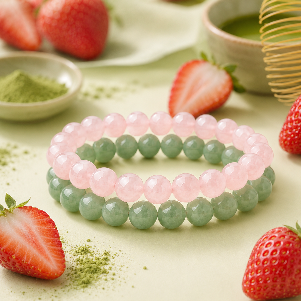 The Strawberry Matcha