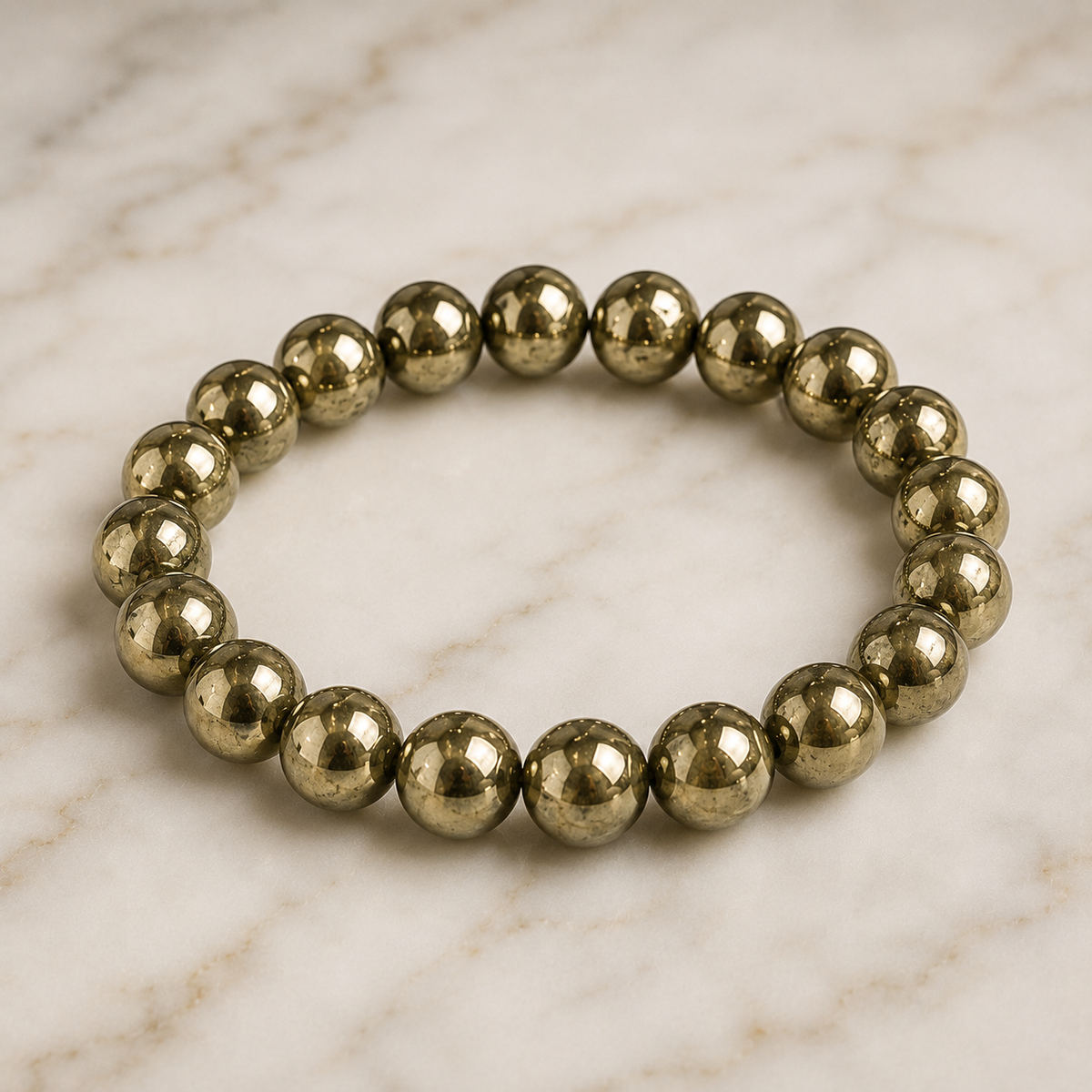 Natural Golden Pyrite Bracelet | The Golden Pyrite Signature