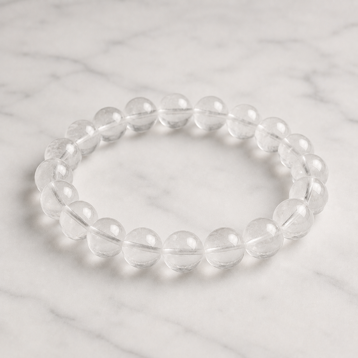 Natural Crystal Quartz Bracelet | The Crystal Quartz Signature