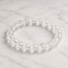 Natural Crystal Quartz Bracelet | The Crystal Quartz Signature