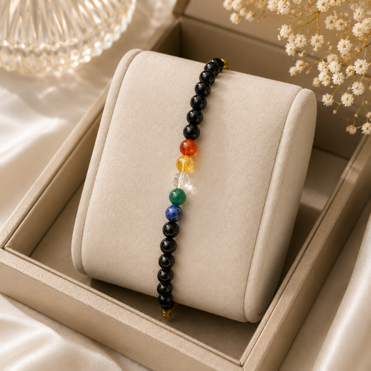 The Panchvarna Noir Bracelet