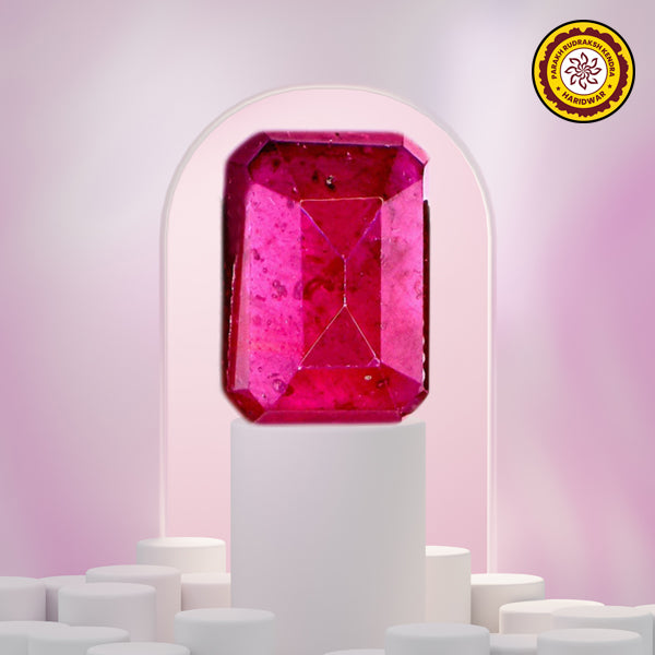 Ruby Gemstone Certified 7.25 To7.50 Ratti